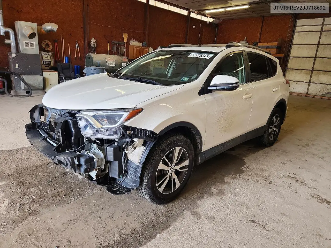 TOYOTA RAV 4 2018, VIN JTMRFREV2JJ718692