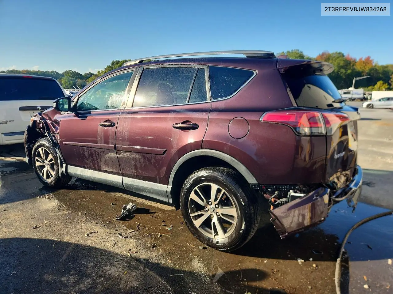 2018 TOYOTA RAV 4 VIN 2T3RFREV8JW834268 — фото 2