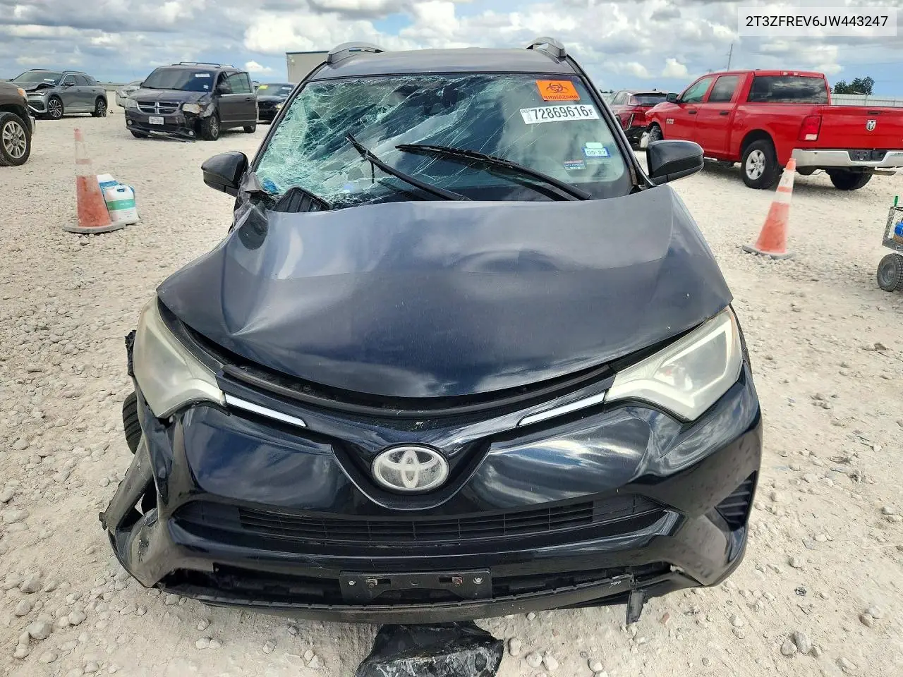 2018 TOYOTA RAV 4 VIN 2T3ZFREV6JW443247 — фото 5