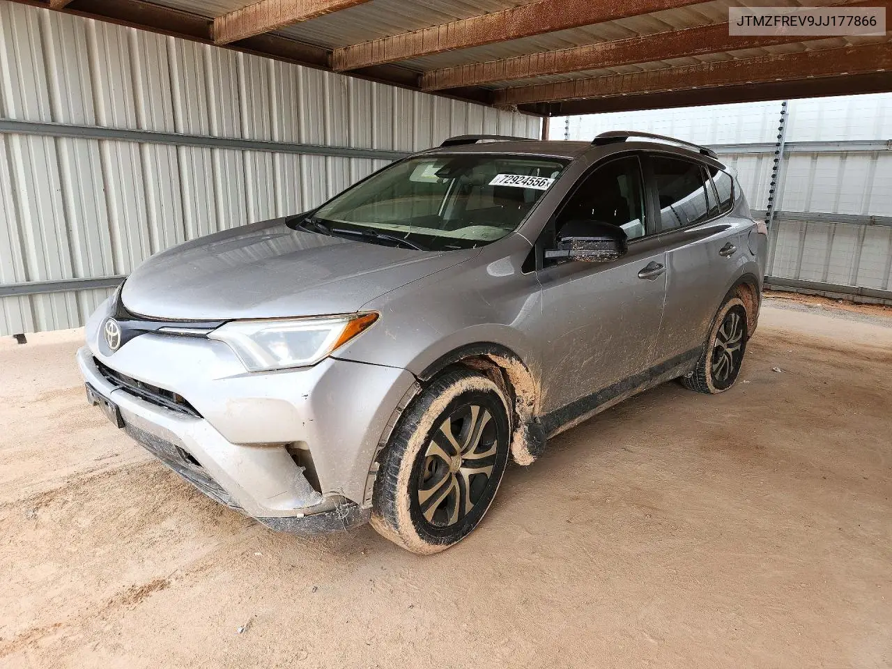 TOYOTA RAV 4 2018, VIN JTMZFREV9JJ177866