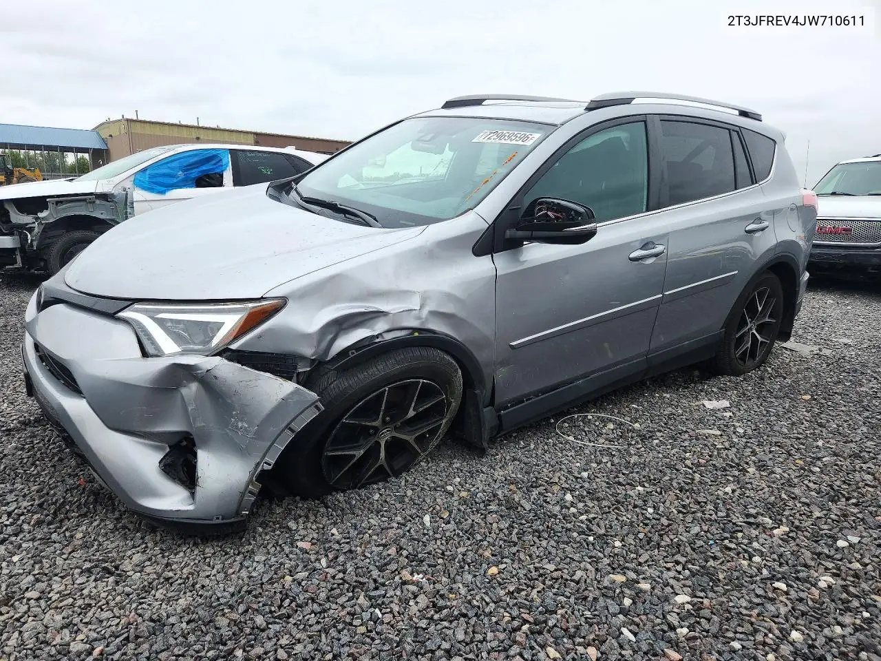 TOYOTA RAV 4 2018, VIN 2T3JFREV4JW710611