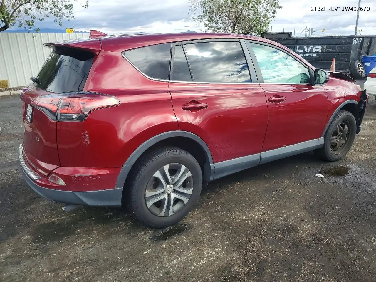 2018 TOYOTA RAV 4 VIN 2T3ZFREV1JW497670 — фото 3
