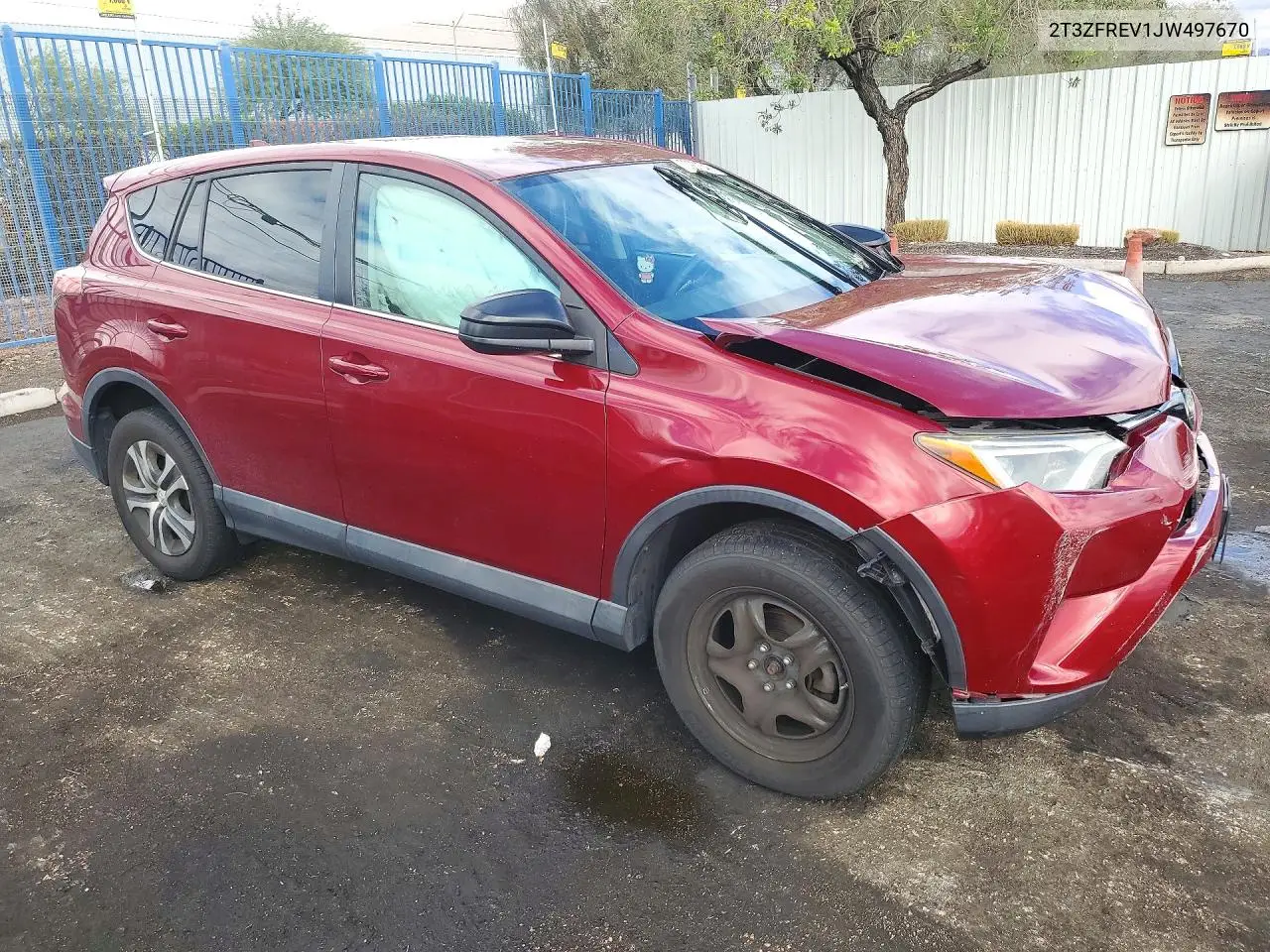 2018 TOYOTA RAV 4 VIN 2T3ZFREV1JW497670 — фото 4