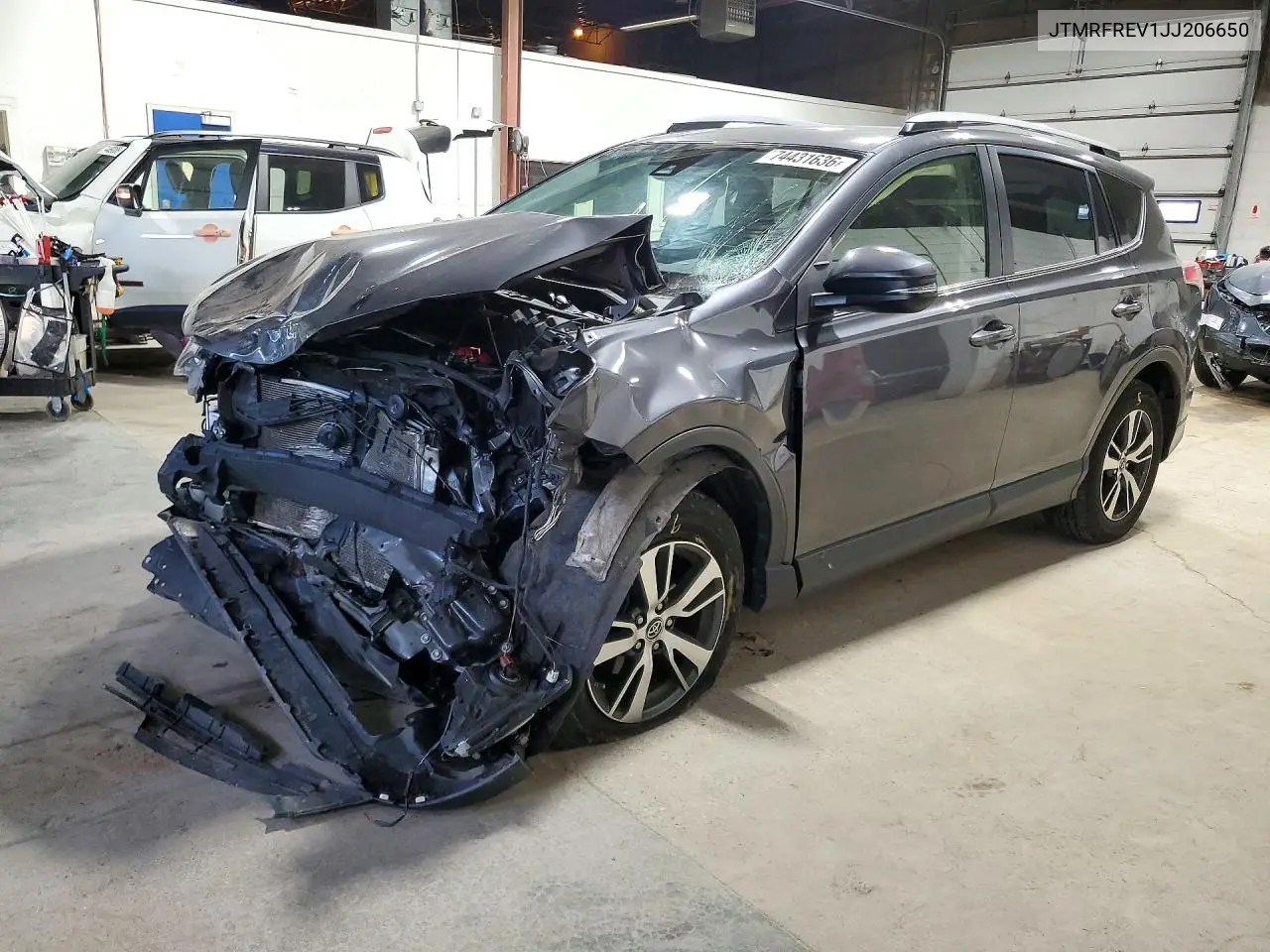 TOYOTA RAV 4 2018, VIN JTMRFREV1JJ206650
