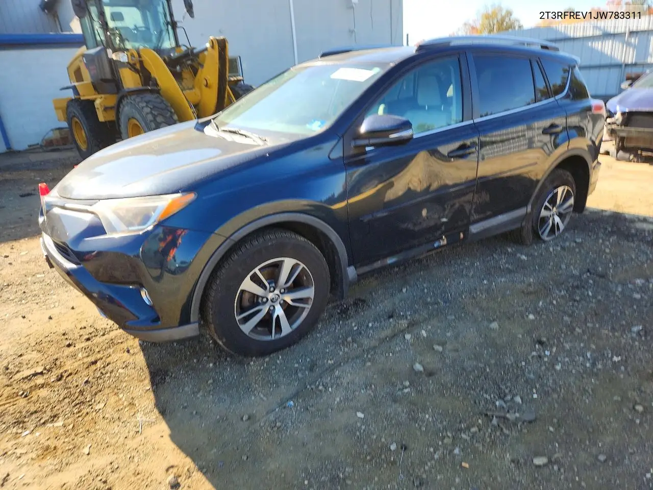 TOYOTA RAV 4 2018, VIN 2T3RFREV1JW783311