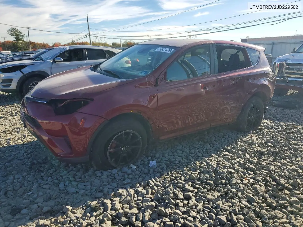 TOYOTA RAV 4 2018, VIN JTMBFREV2JD229502