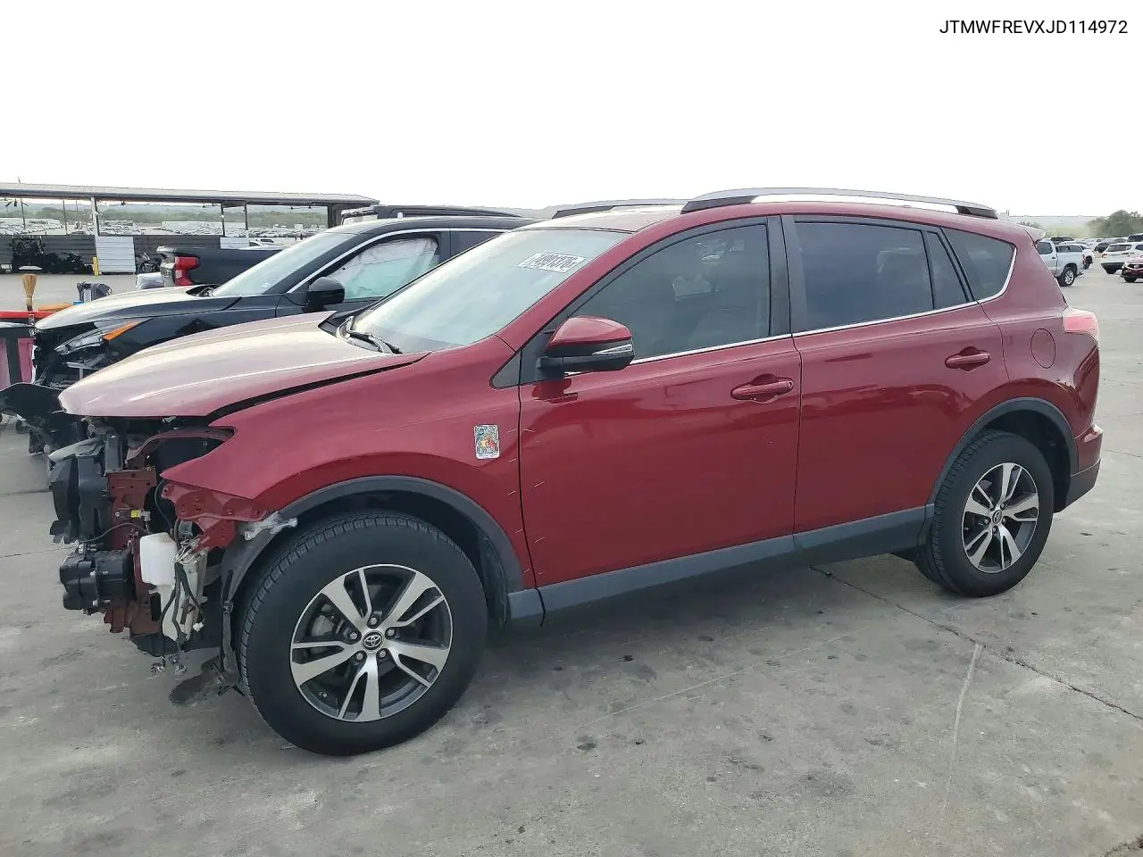 TOYOTA RAV 4 2018, VIN JTMWFREVXJD114972