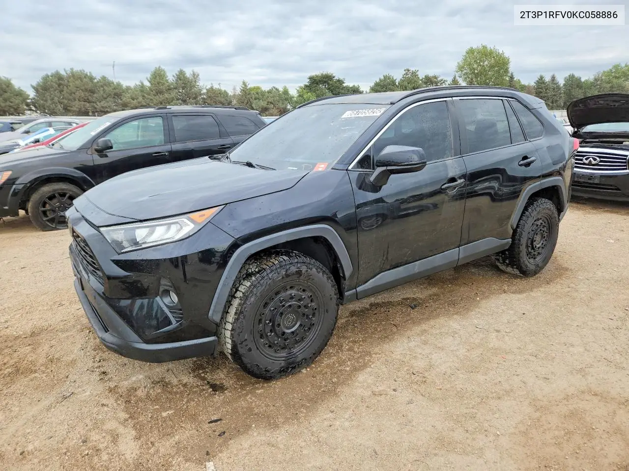 2019 TOYOTA RAV 4 VIN 2T3P1RFV0KC058886 — фото 3