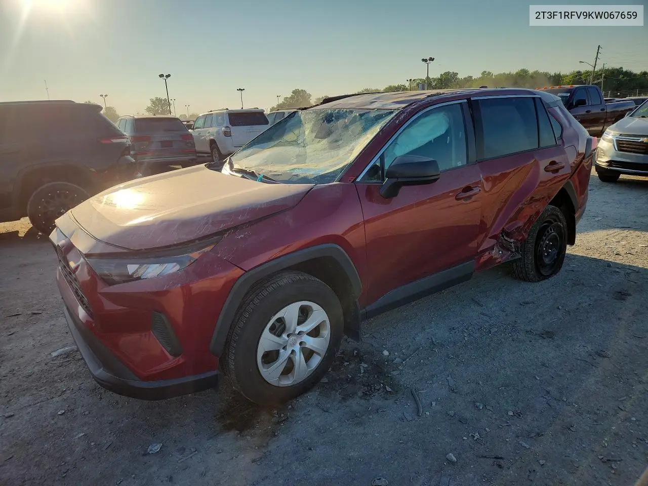 TOYOTA RAV 4 2019, VIN 2T3F1RFV9KW067659