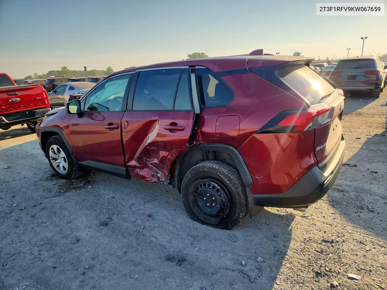 2019 TOYOTA RAV 4 VIN 2T3F1RFV9KW067659 — фото 2