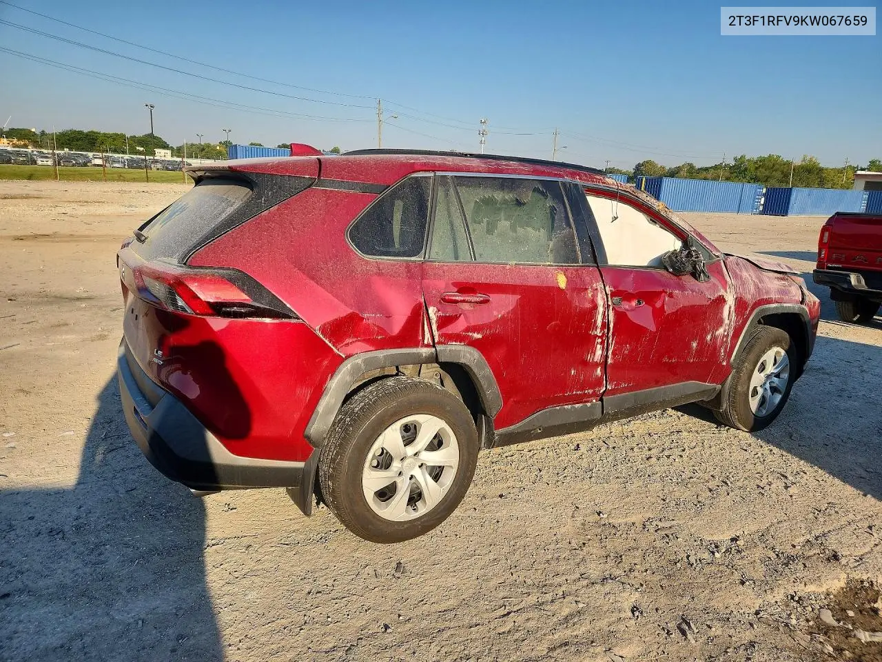 2019 TOYOTA RAV 4 VIN 2T3F1RFV9KW067659 — фото 3