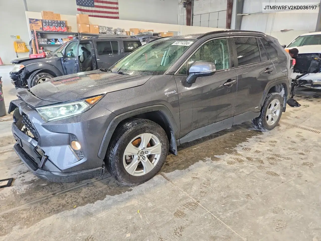 TOYOTA RAV 4 2019, VIN JTMRWRFV2KD036197