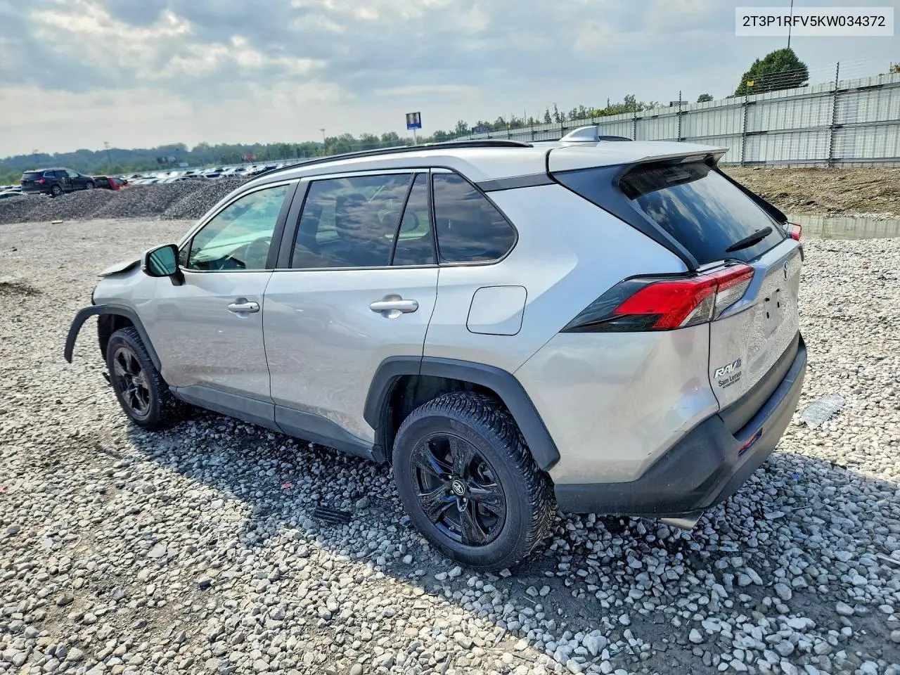 2019 TOYOTA RAV 4 VIN 2T3P1RFV5KW034372 — фото 2