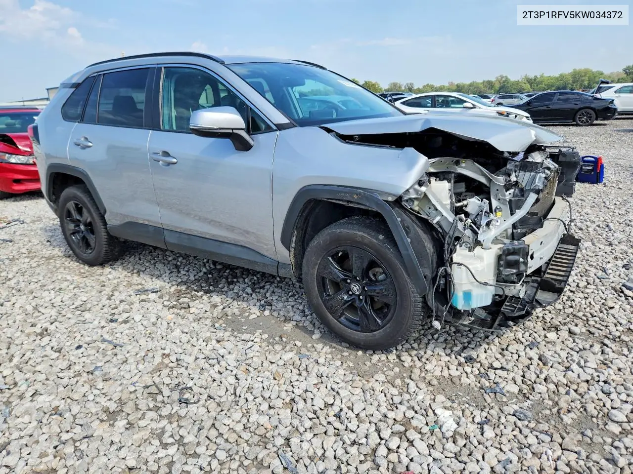 2019 TOYOTA RAV 4 VIN 2T3P1RFV5KW034372 — фото 4