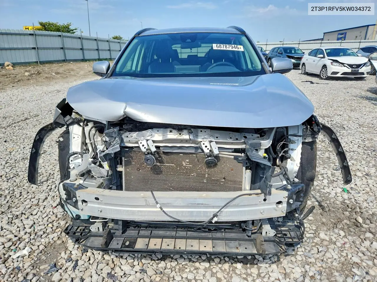 2019 TOYOTA RAV 4 VIN 2T3P1RFV5KW034372 — фото 5