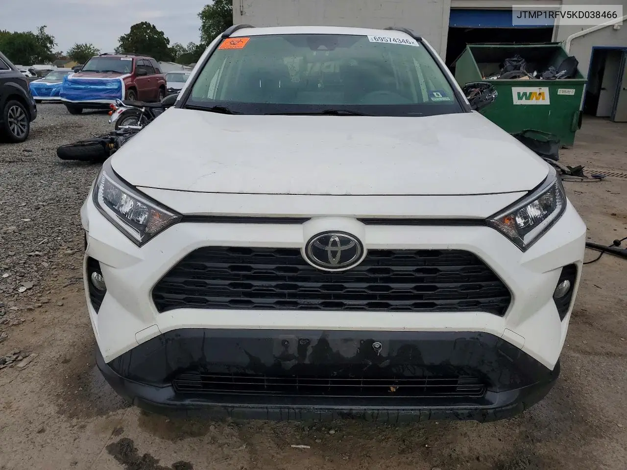 2019 TOYOTA RAV 4 VIN JTMP1RFV5KD038466 — фото 5