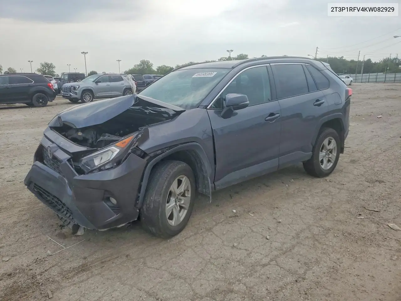 TOYOTA RAV 4 2019, VIN 2T3P1RFV4KW082929