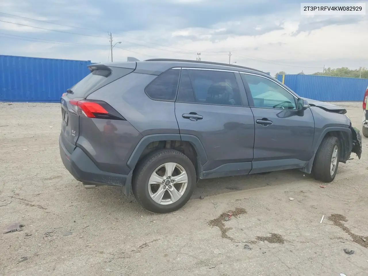 2019 TOYOTA RAV 4 VIN 2T3P1RFV4KW082929 — фото 3