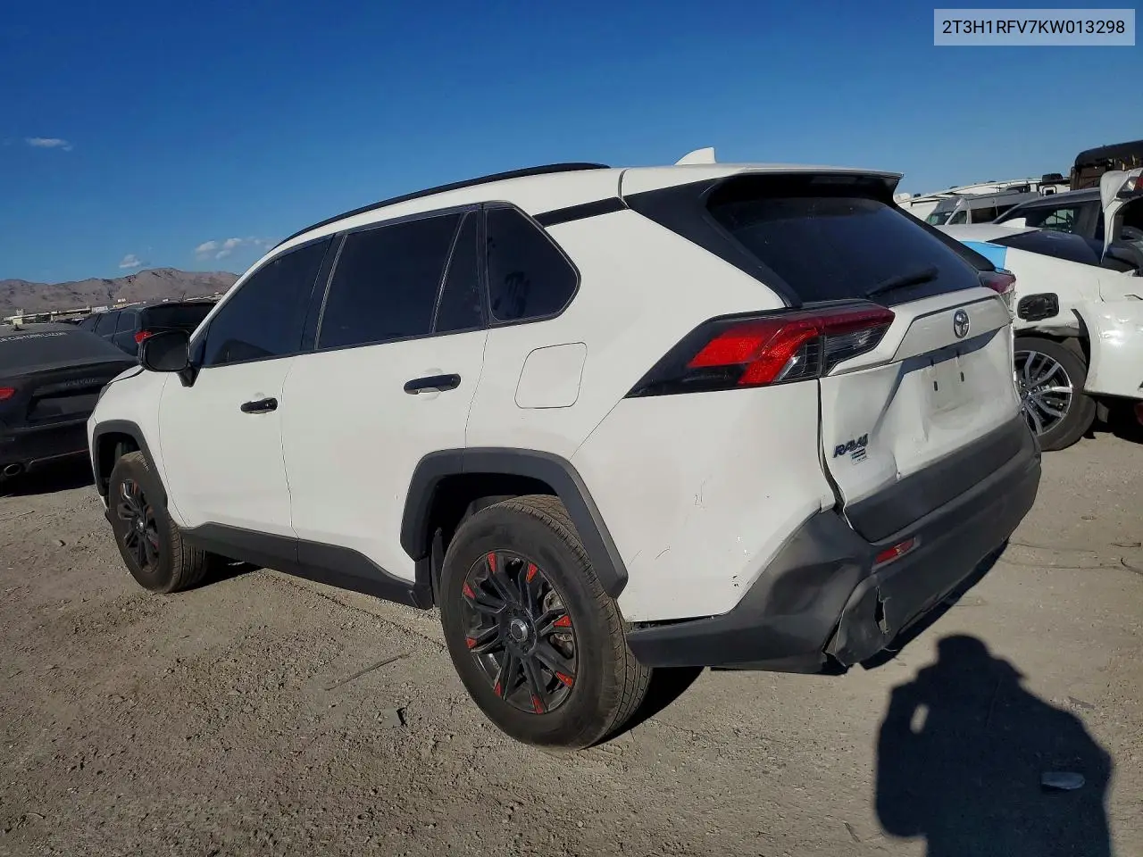 2019 TOYOTA RAV 4 VIN 2T3H1RFV7KW013298 — фото 2