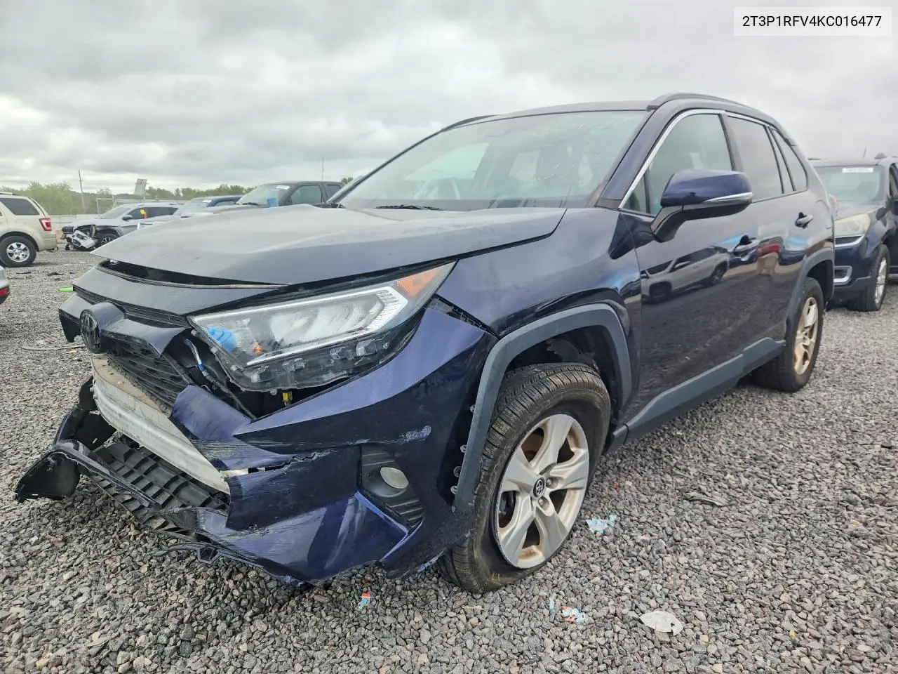 TOYOTA RAV 4 2019, VIN 2T3P1RFV4KC016477