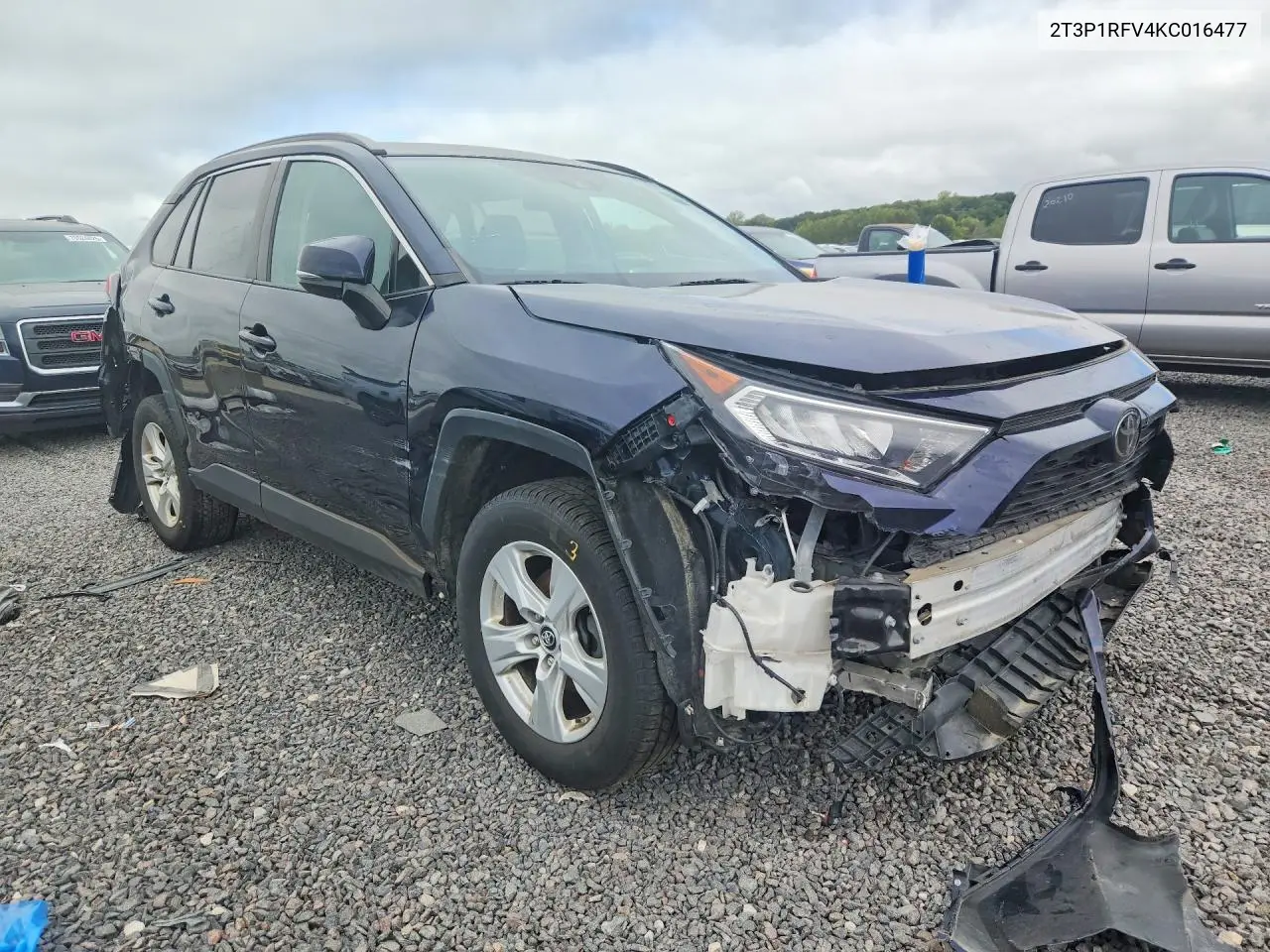 2019 TOYOTA RAV 4 VIN 2T3P1RFV4KC016477 — фото 4