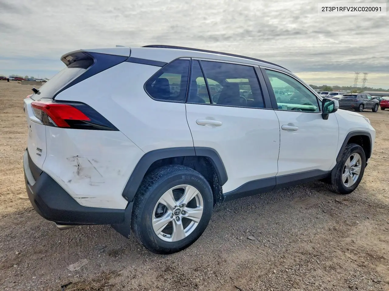 2019 TOYOTA RAV 4 VIN 2T3P1RFV2KC020091 — фото 3