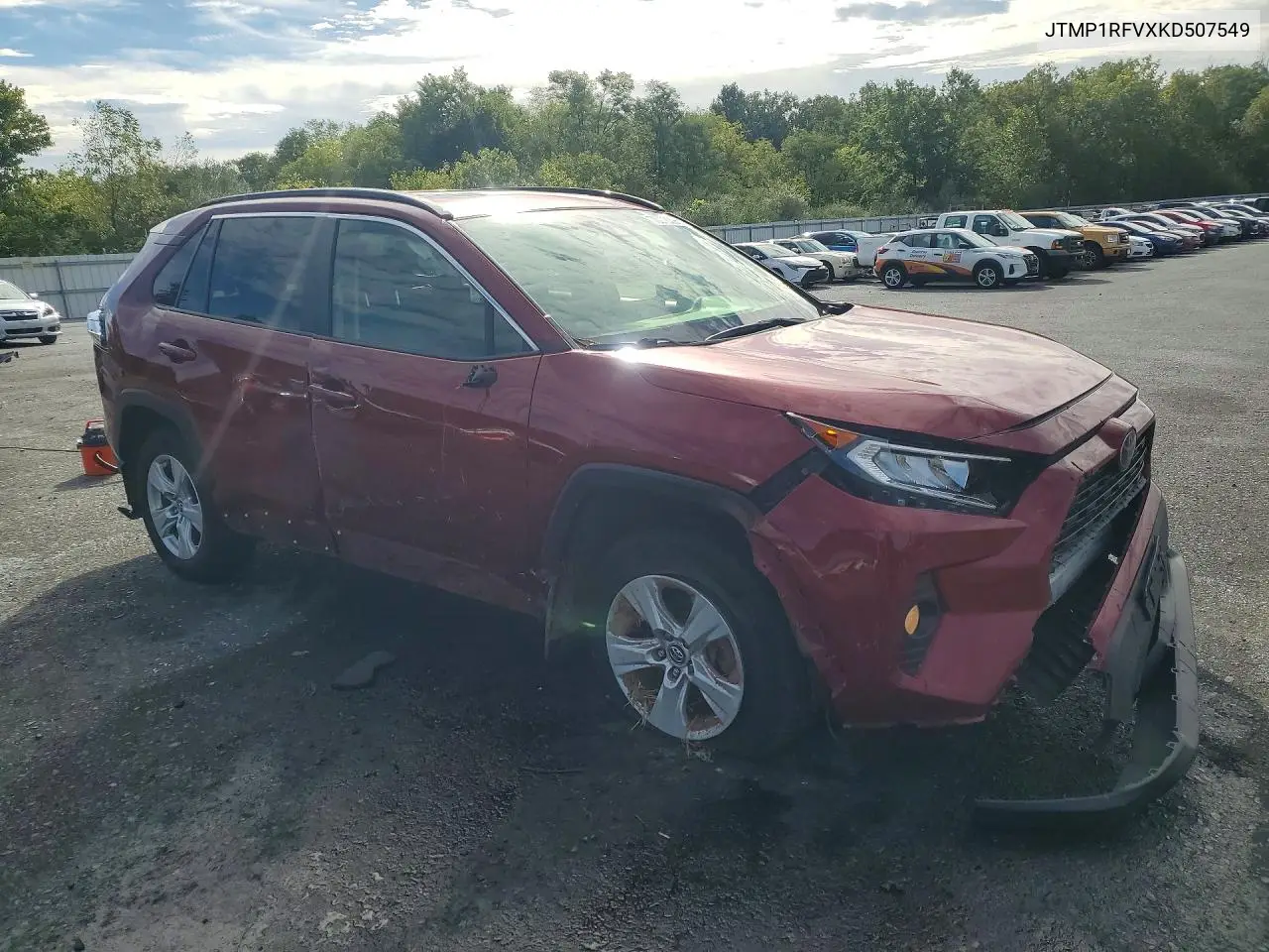2019 TOYOTA RAV 4 VIN JTMP1RFVXKD507549 — фото 4