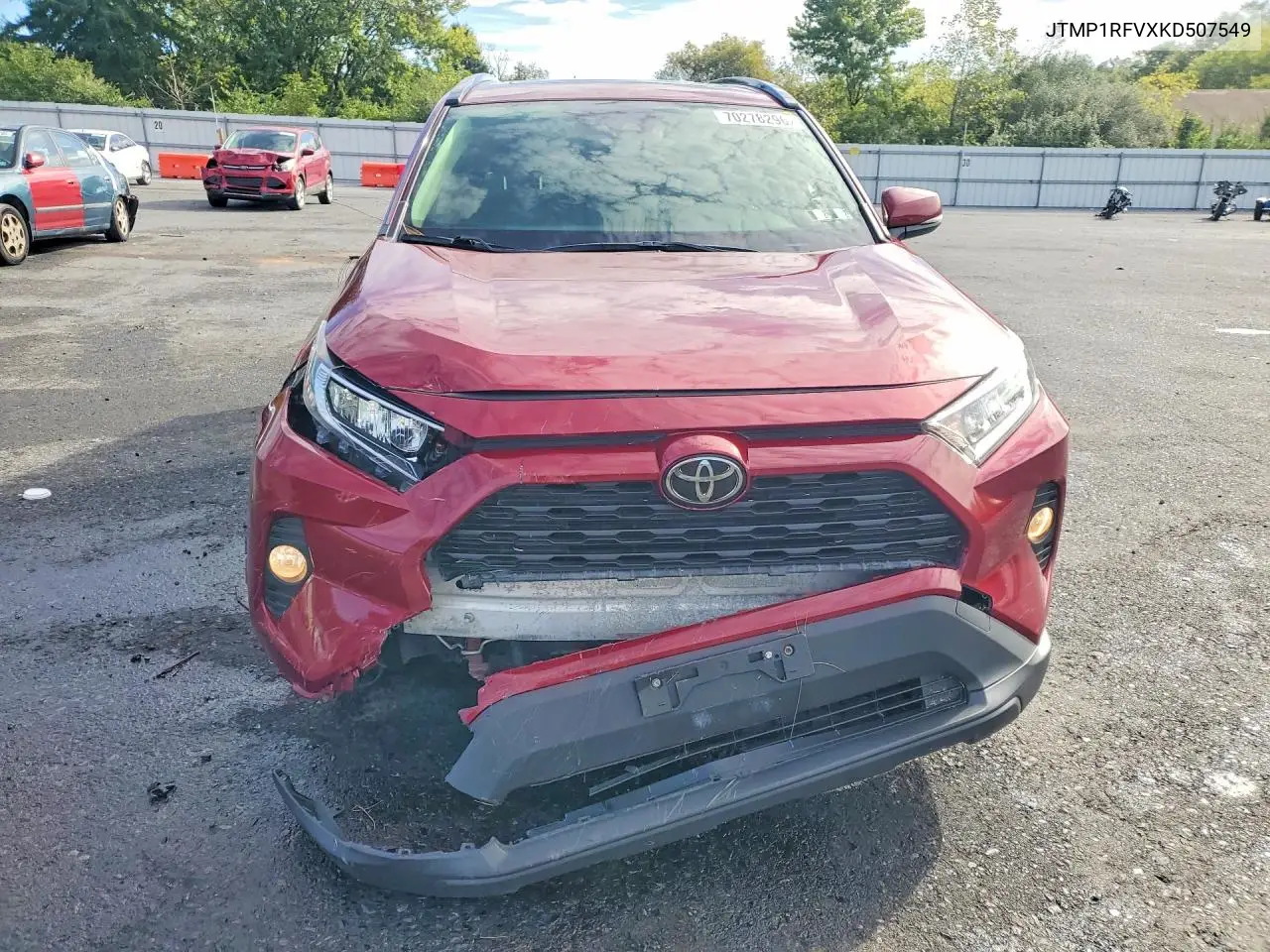 2019 TOYOTA RAV 4 VIN JTMP1RFVXKD507549 — фото 5