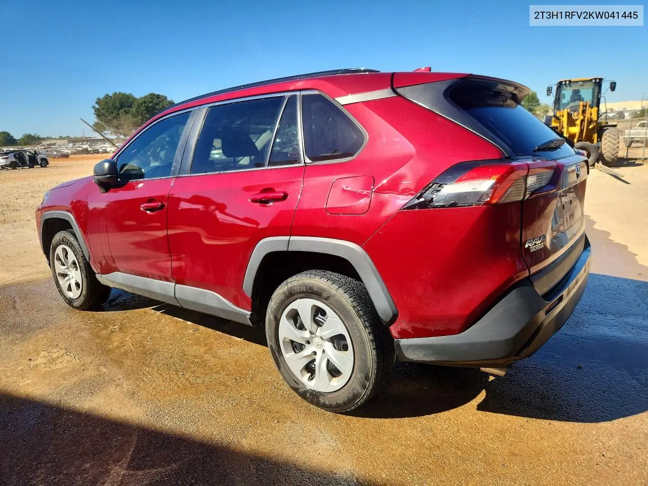 2019 TOYOTA RAV 4 VIN 2T3H1RFV2KW041445 — фото 2