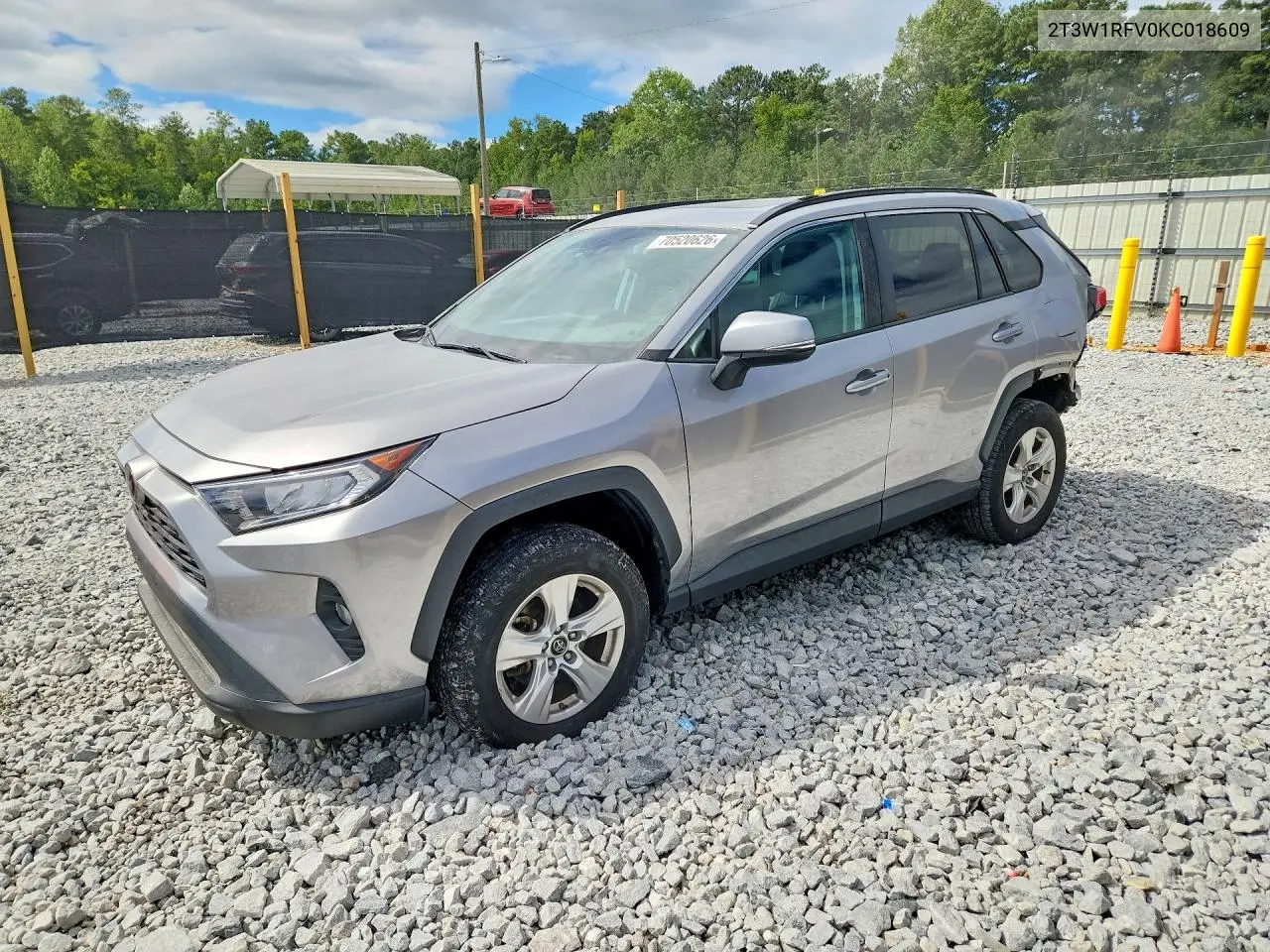 TOYOTA RAV 4 2019, VIN 2T3W1RFV0KC018609