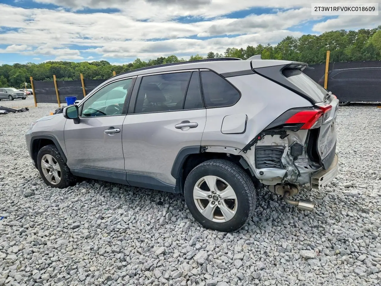 2019 TOYOTA RAV 4 VIN 2T3W1RFV0KC018609 — фото 2