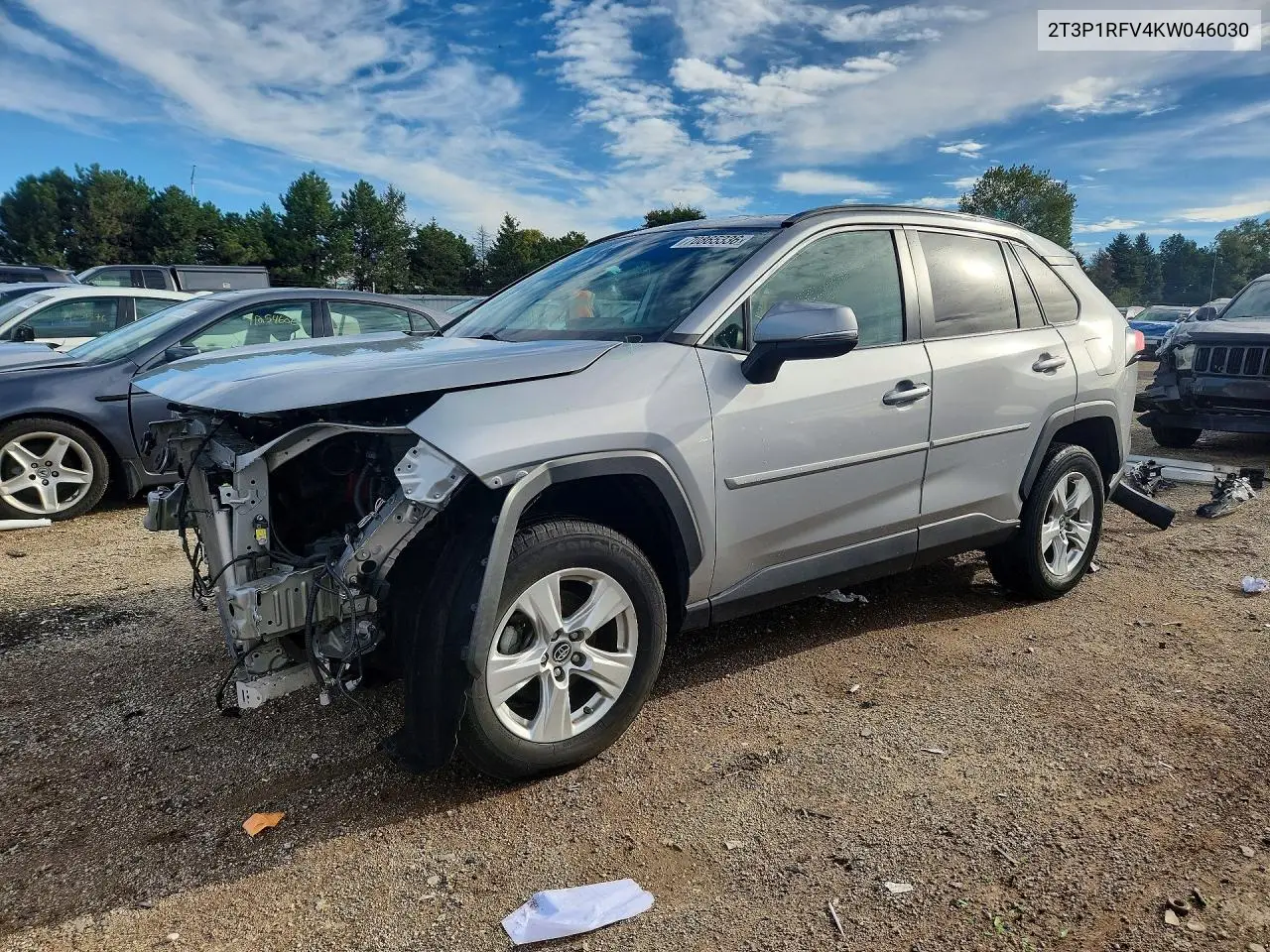TOYOTA RAV 4 2019, VIN 2T3P1RFV4KW046030