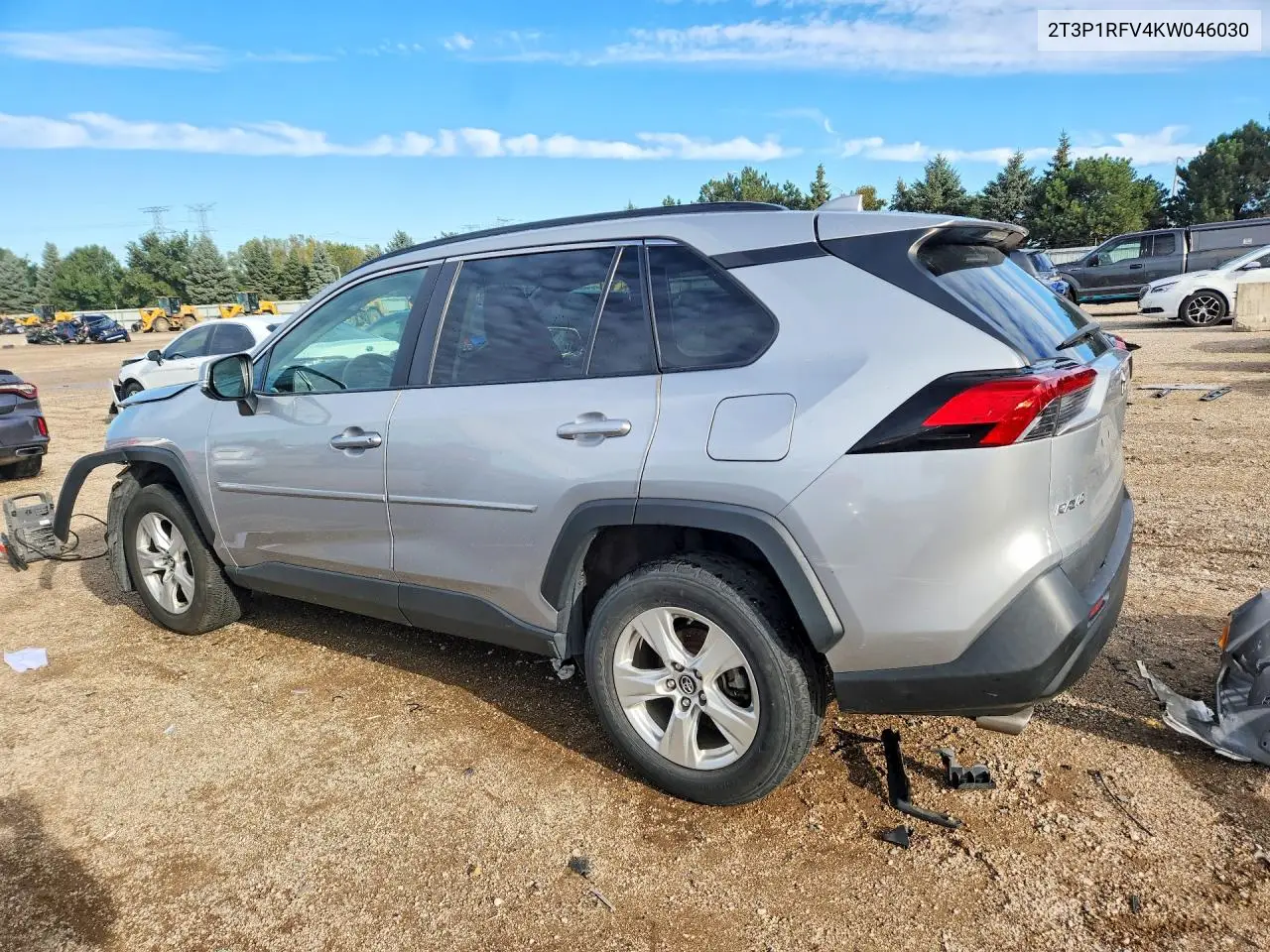 2019 TOYOTA RAV 4 VIN 2T3P1RFV4KW046030 — фото 2