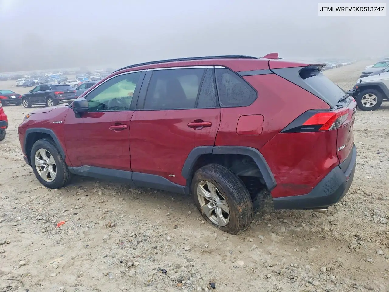 2019 TOYOTA RAV 4 VIN JTMLWRFV0KD513747 — фото 2