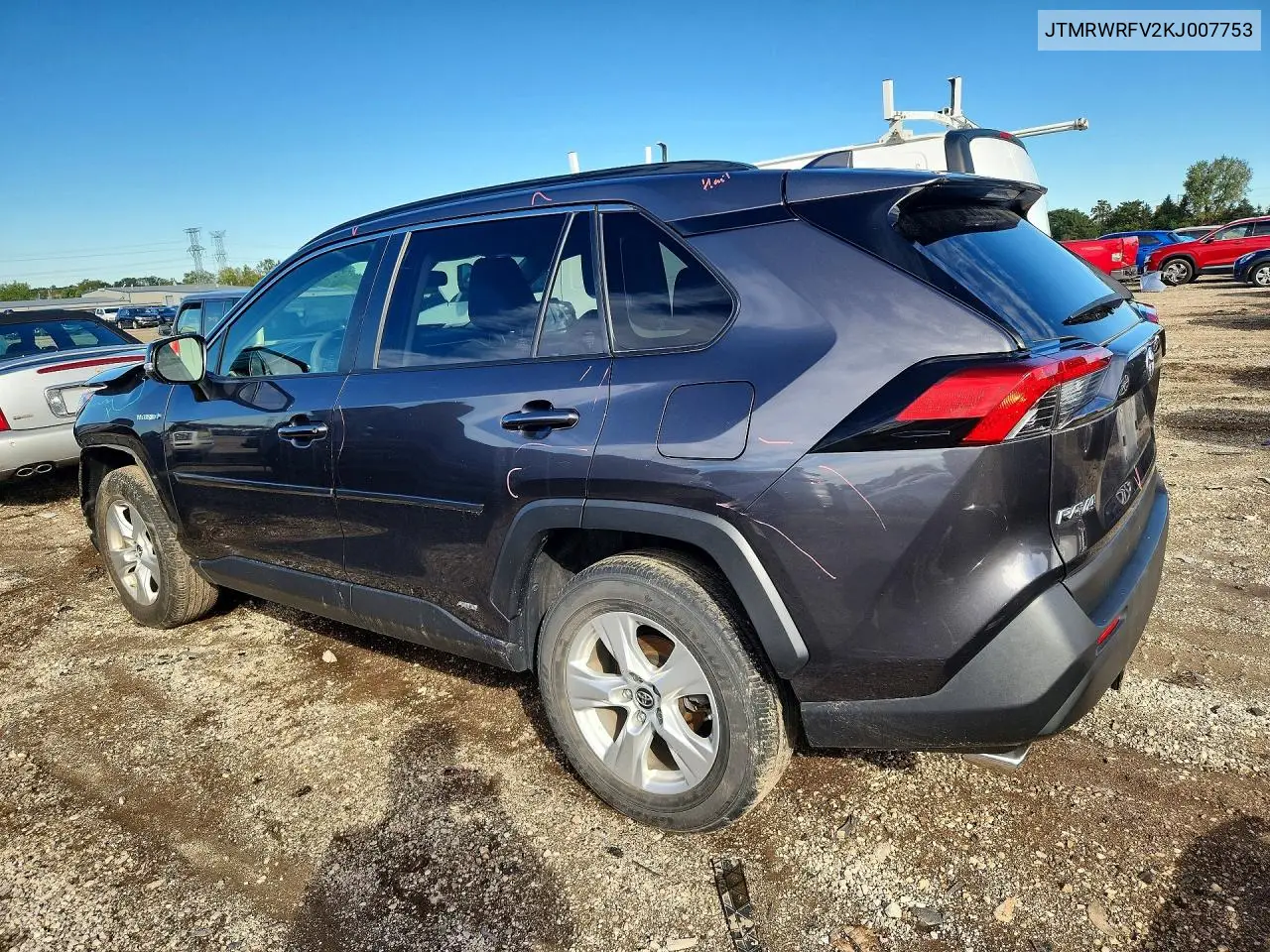 2019 TOYOTA RAV 4 VIN JTMRWRFV2KJ007753 — фото 2