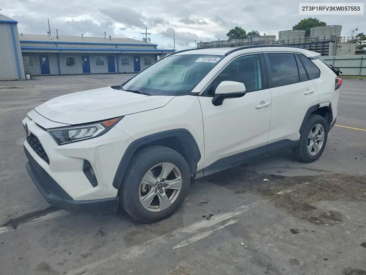 TOYOTA RAV 4 2019, VIN 2T3P1RFV3KW057553