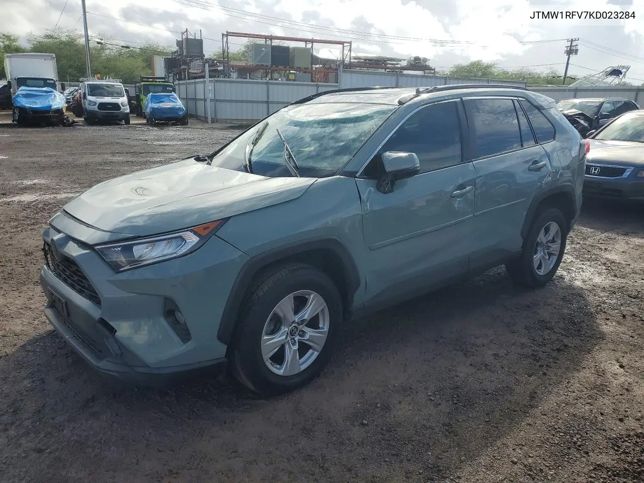 TOYOTA RAV 4 2019, VIN JTMW1RFV7KD023284