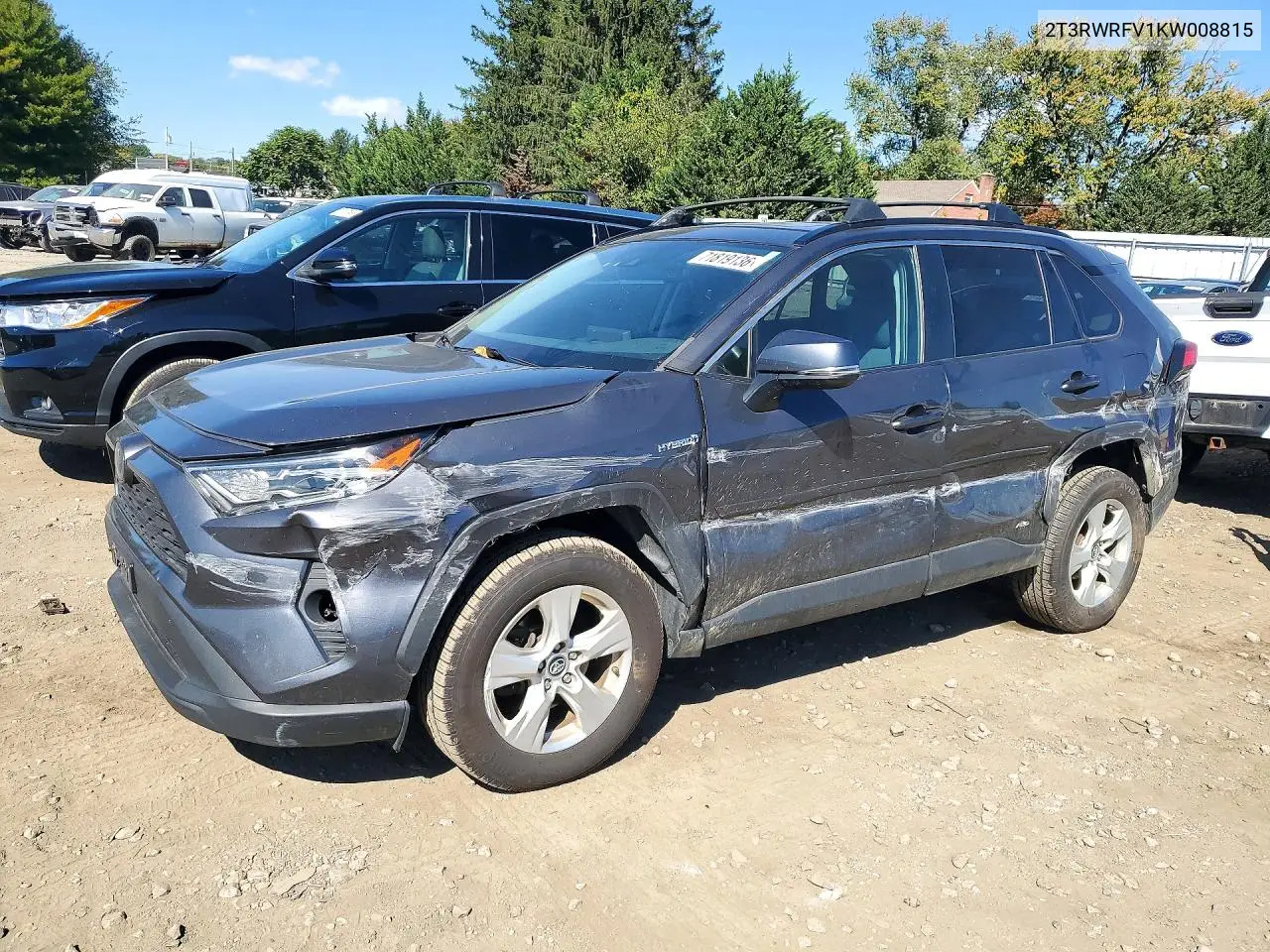 TOYOTA RAV 4 2019, VIN 2T3RWRFV1KW008815