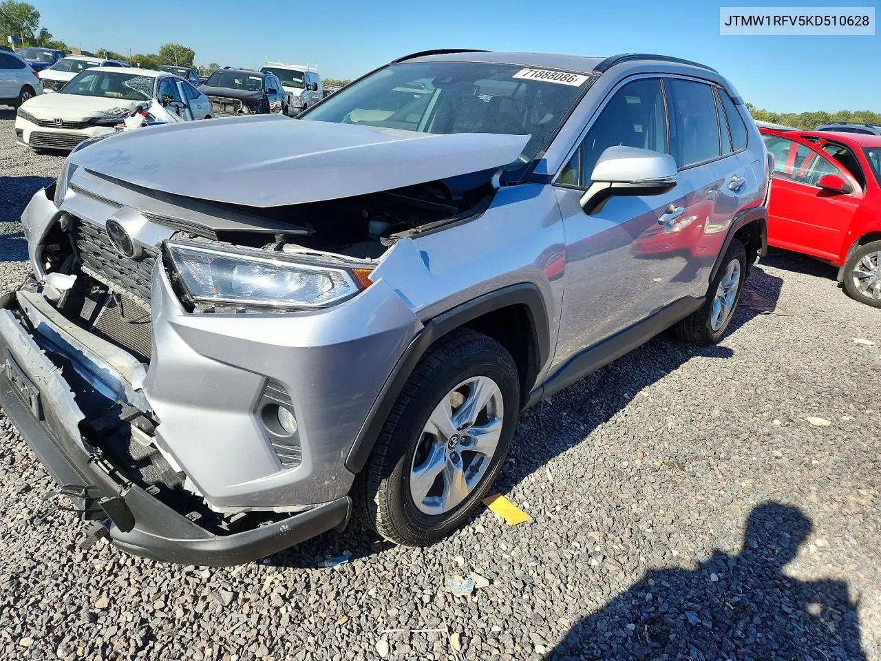 TOYOTA RAV 4 2019, VIN JTMW1RFV5KD510628
