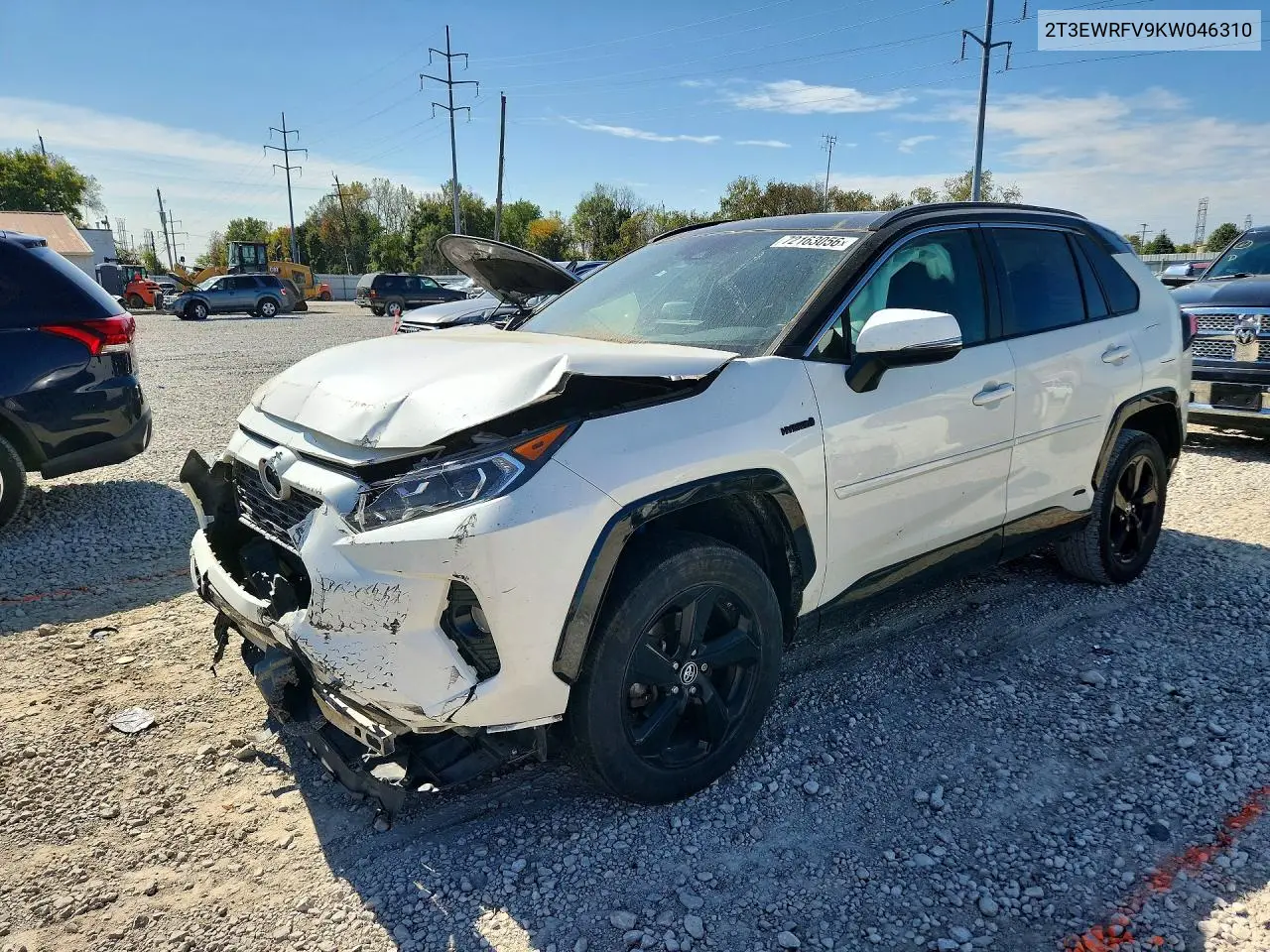 TOYOTA RAV 4 2019, VIN 2T3EWRFV9KW046310