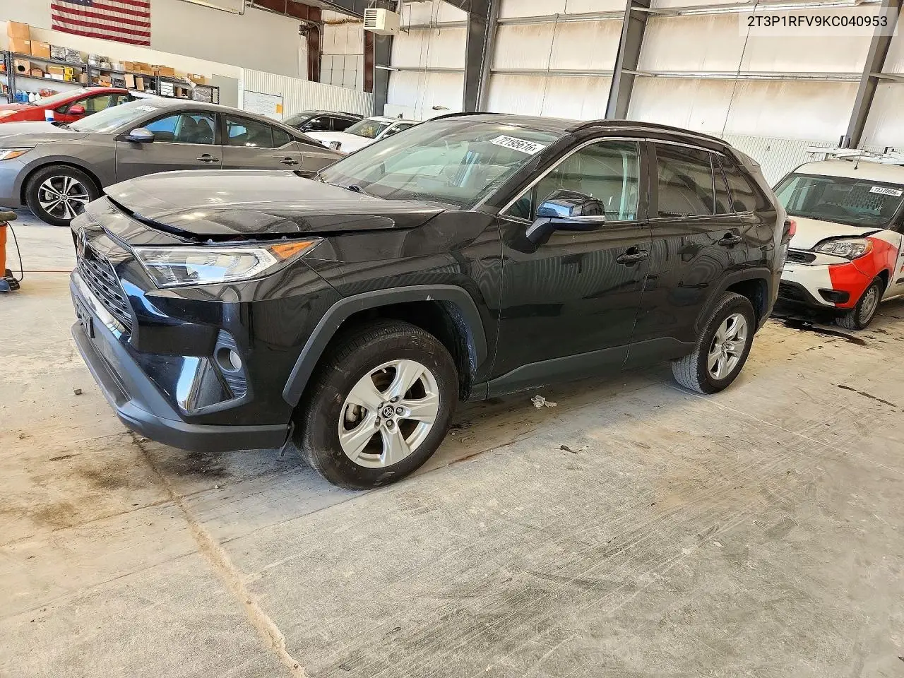 TOYOTA RAV 4 2019, VIN 2T3P1RFV9KC040953