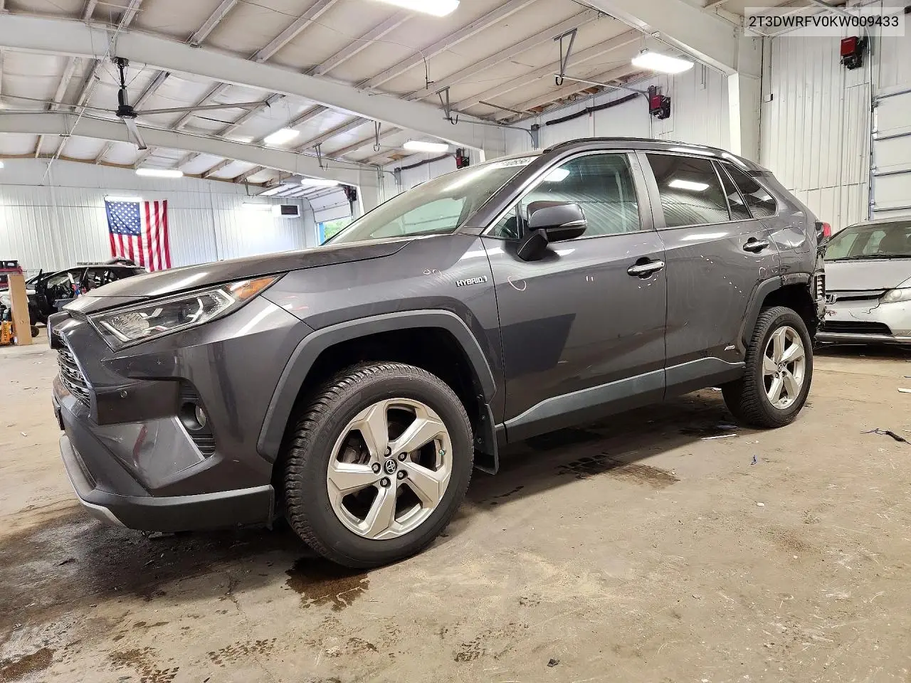 TOYOTA RAV 4 2019, VIN 2T3DWRFV0KW009433