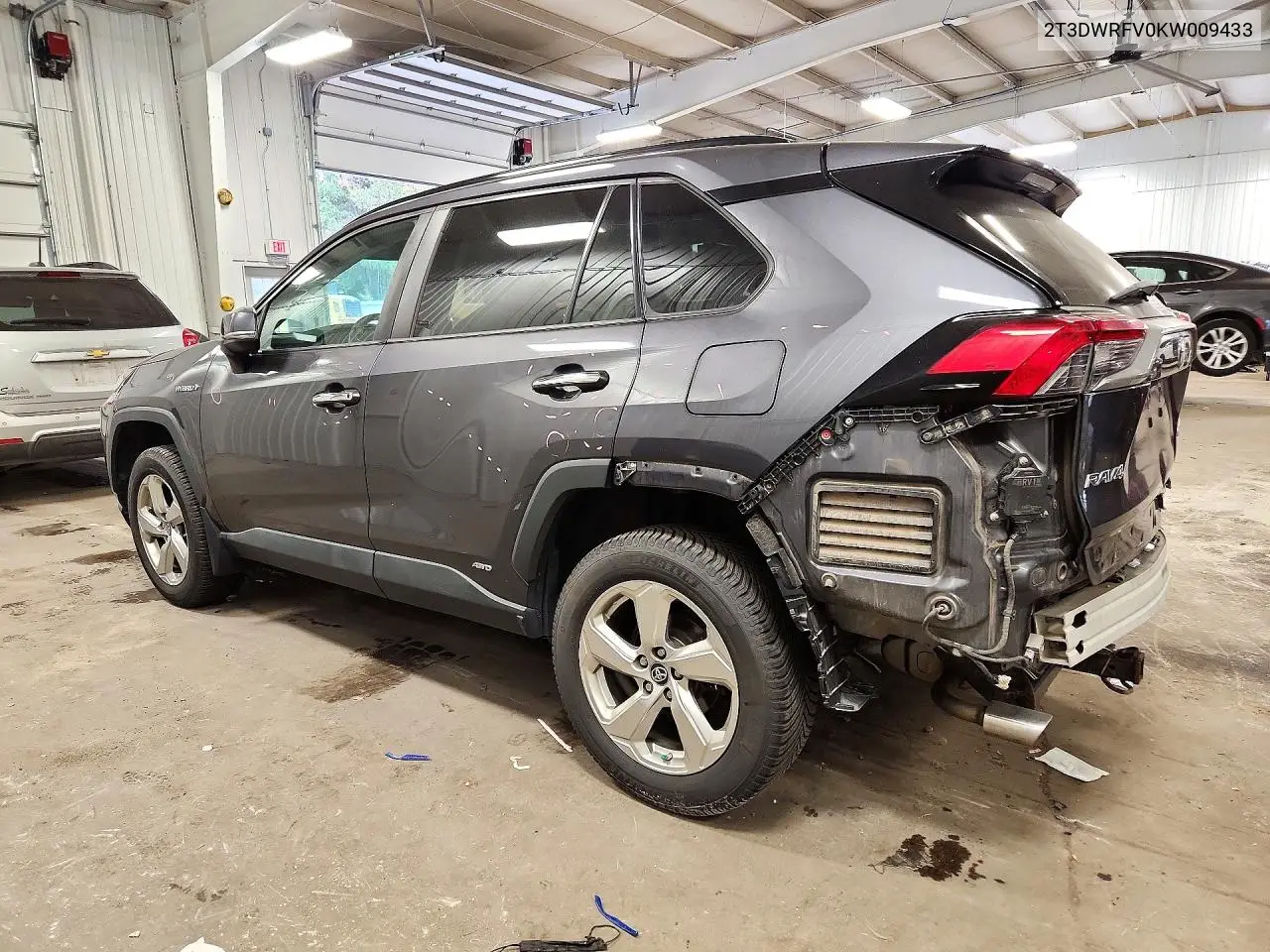 2019 TOYOTA RAV 4 VIN 2T3DWRFV0KW009433 — фото 2