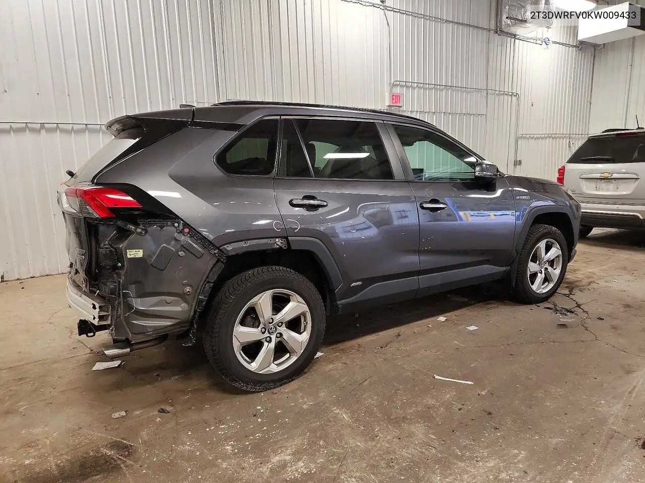2019 TOYOTA RAV 4 VIN 2T3DWRFV0KW009433 — фото 3