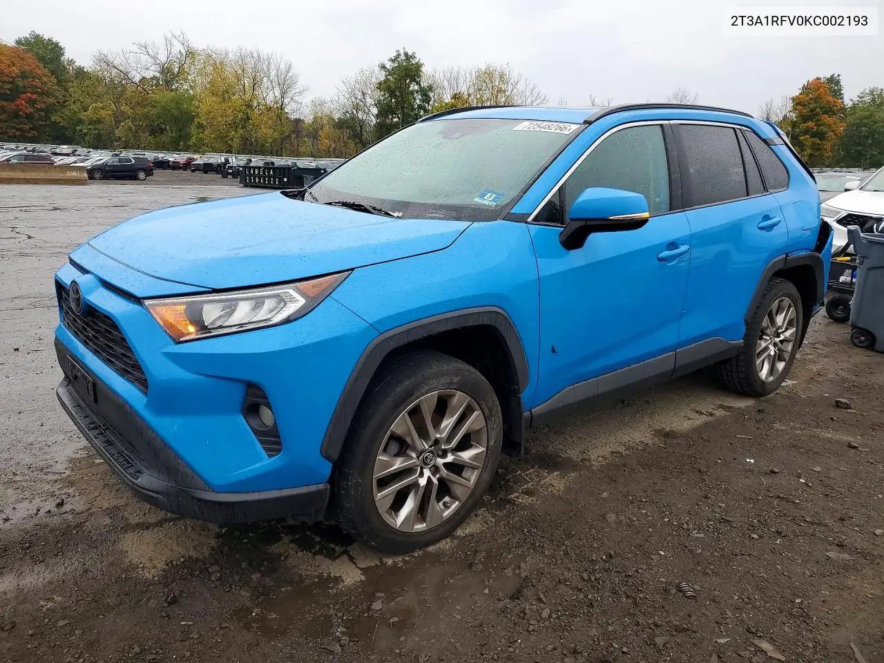 TOYOTA RAV 4 2019, VIN 2T3A1RFV0KC002193