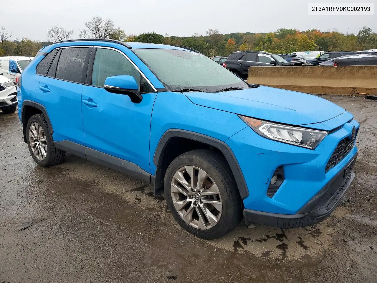 2019 TOYOTA RAV 4 VIN 2T3A1RFV0KC002193 — фото 4