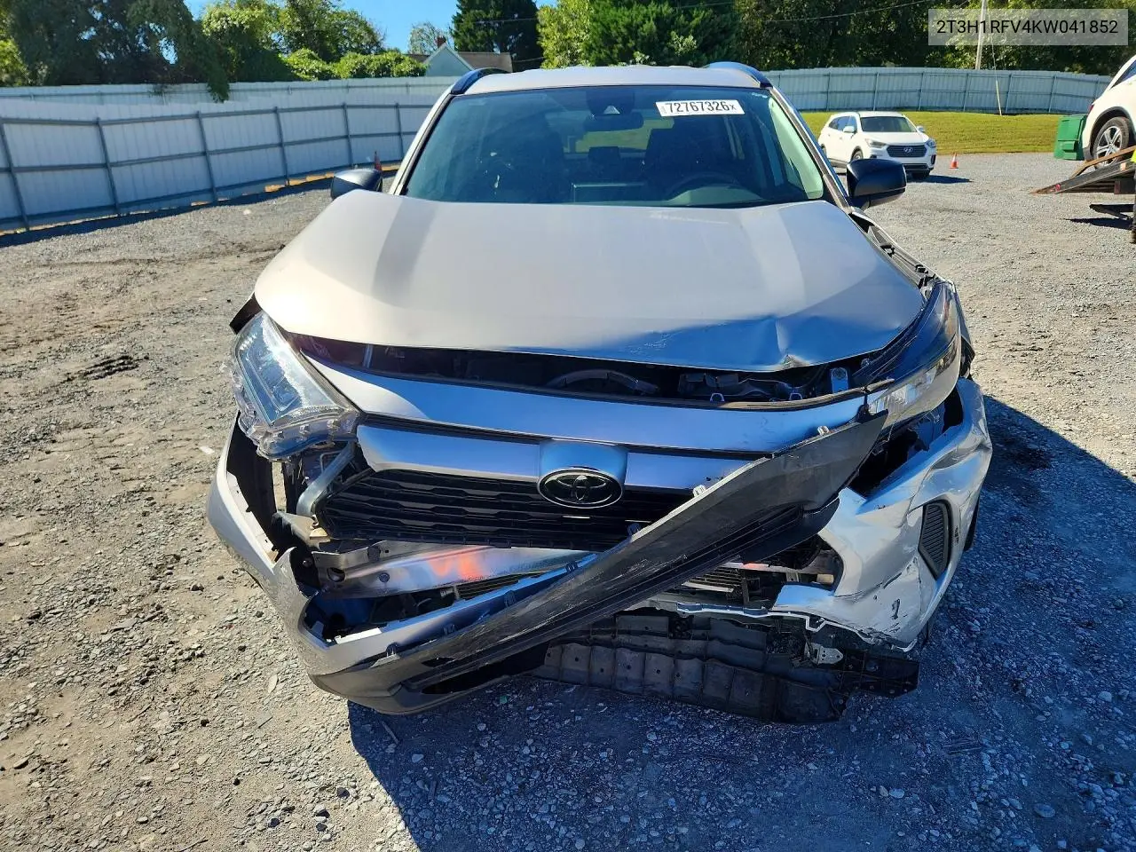 2019 TOYOTA RAV 4 VIN 2T3H1RFV4KW041852 — фото 5