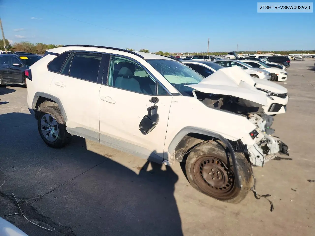 2019 TOYOTA RAV 4 VIN 2T3H1RFV3KW003920 — фото 4