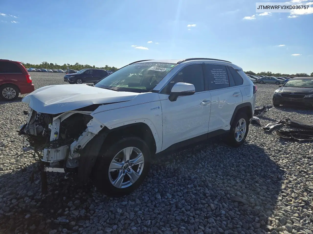 TOYOTA RAV 4 2019, VIN JTMRWRFV3KD036757