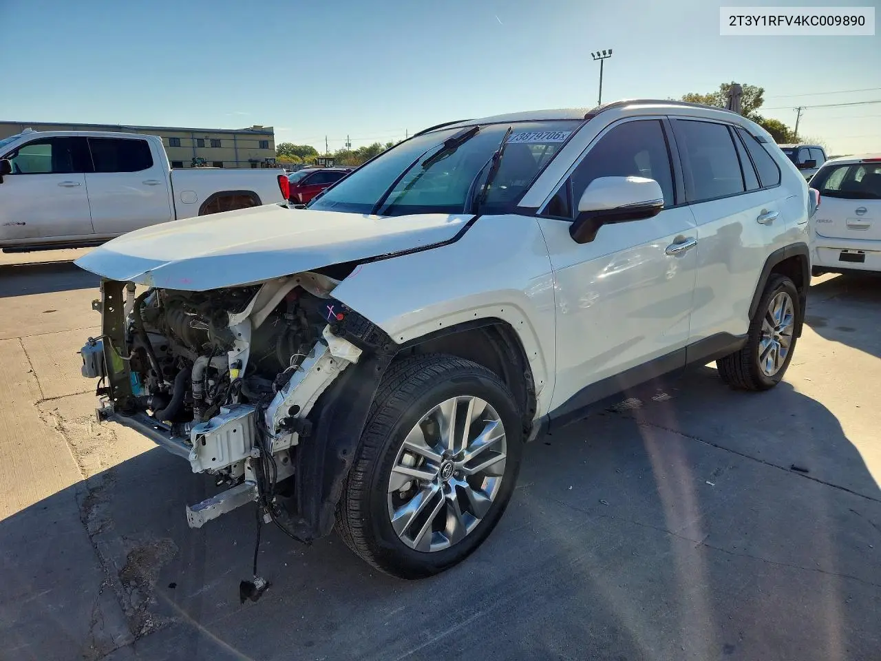 TOYOTA RAV 4 2019, VIN 2T3Y1RFV4KC009890
